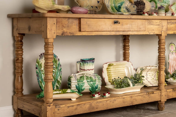 Majolica and Barbotine - colorful, collectible & naturalistic