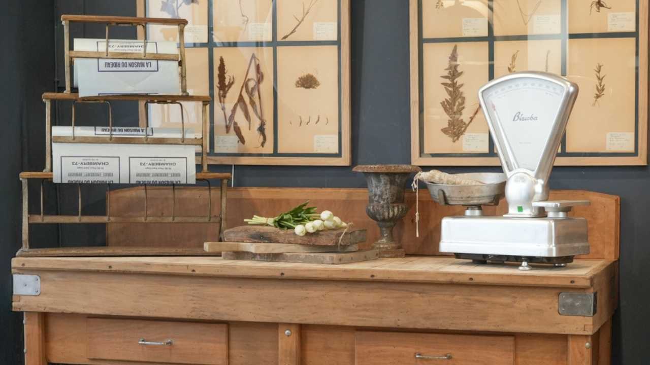 Antique French Advertising Displays Shop Displays