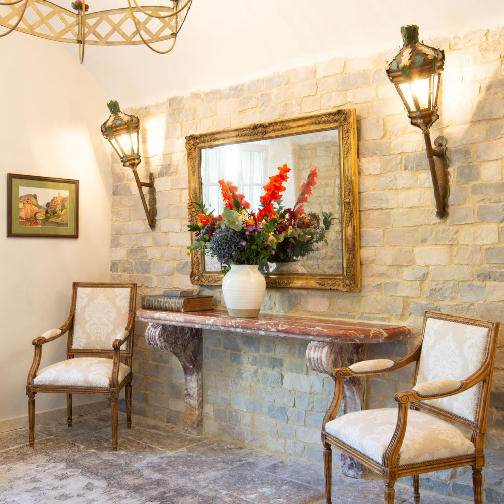 Antique French Rectangle Mirror