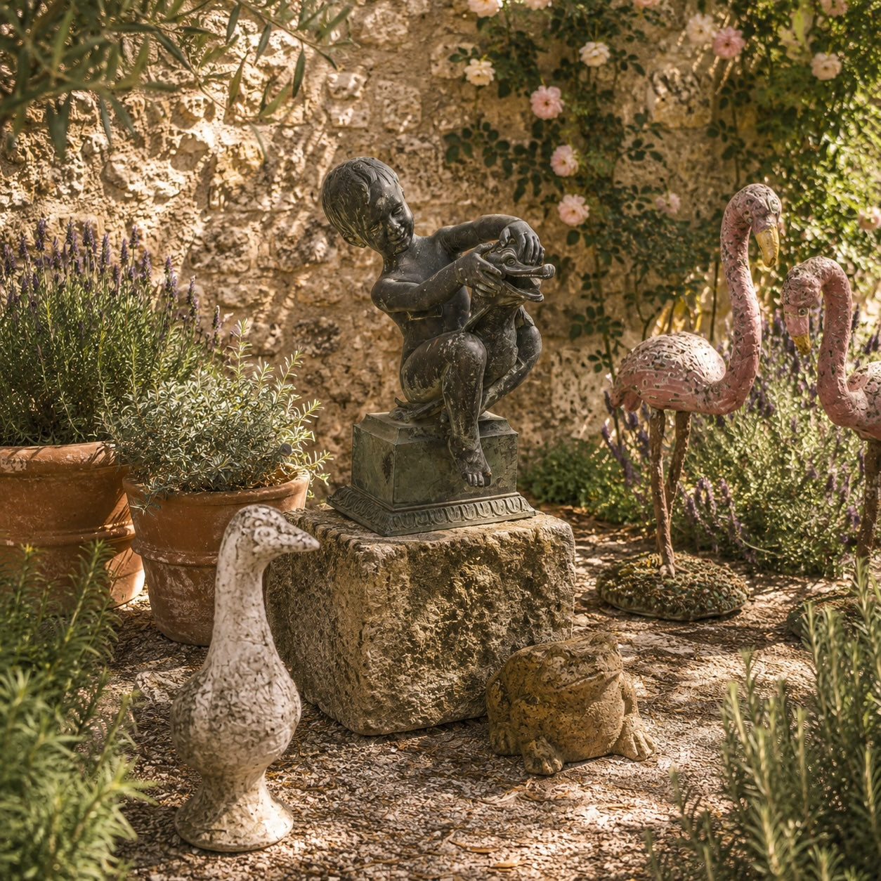 Monticelli、CHAMPS ET DE JARDIN、海外超希少レゾネ Antique Garden Statuary & French Sculptures