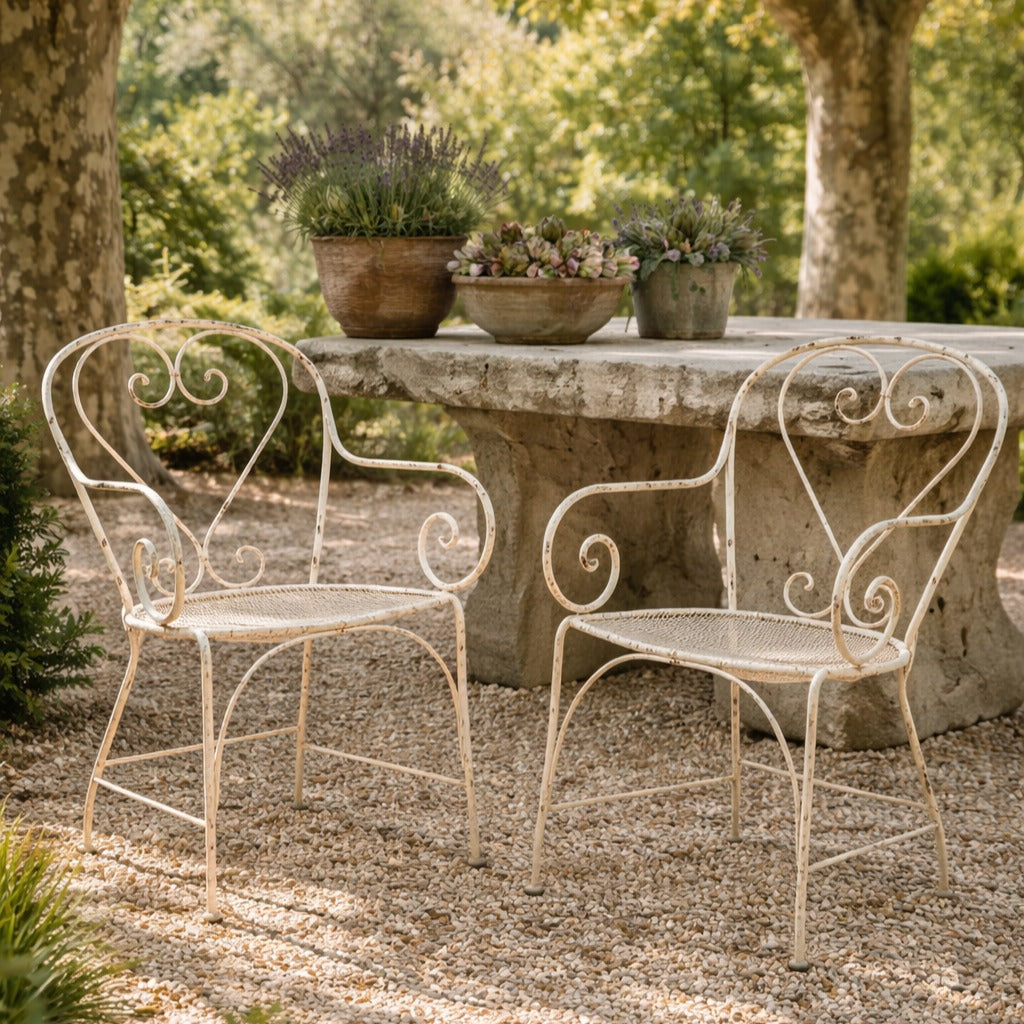 Vintage Outdoor Chairs & French Garden Seating