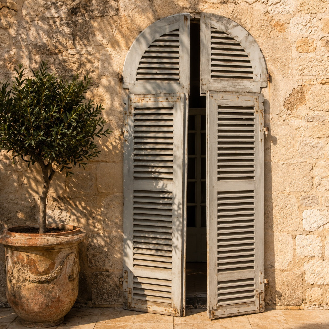 Antique French Doors & Shutters