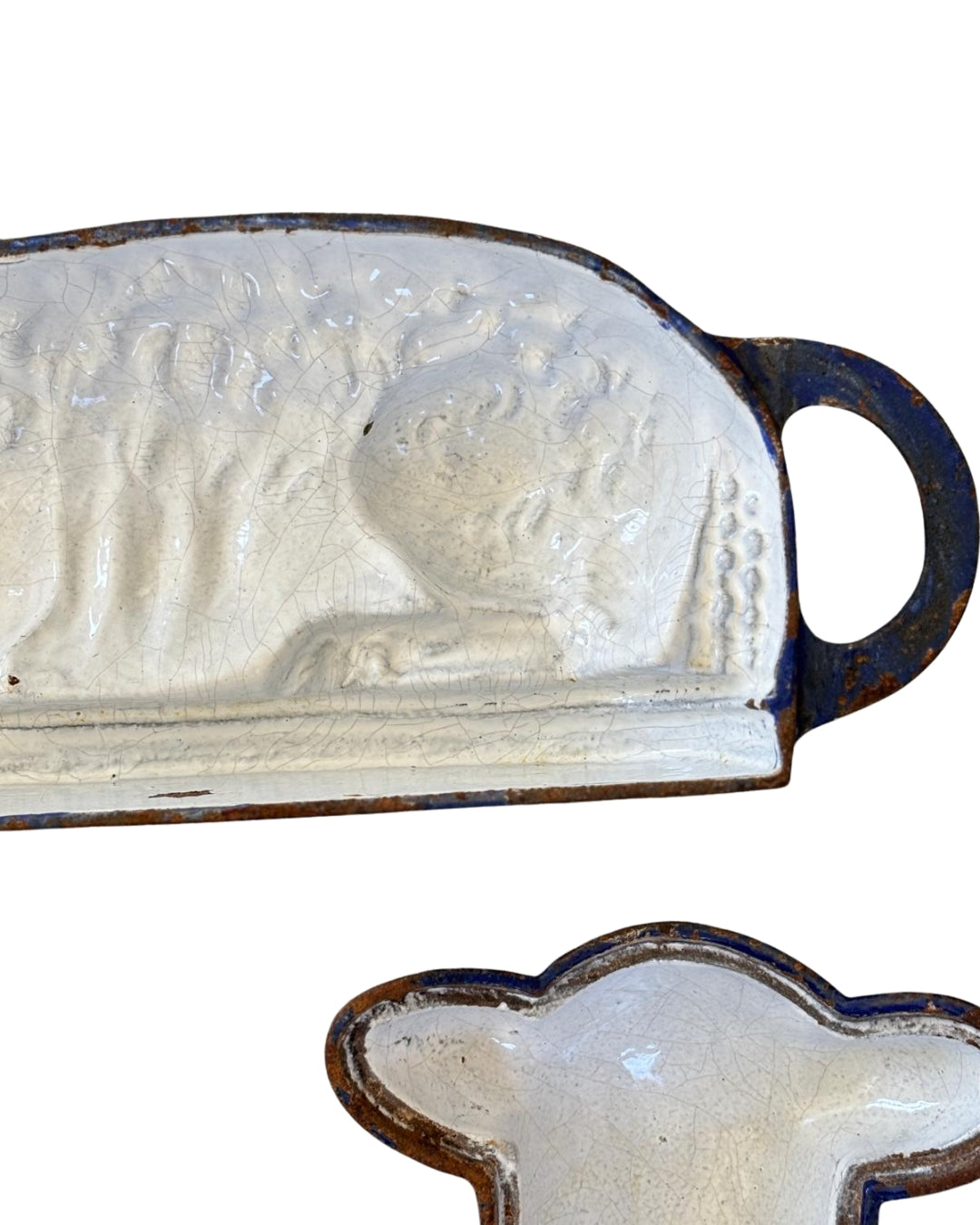 Durable antique enamel baking tool