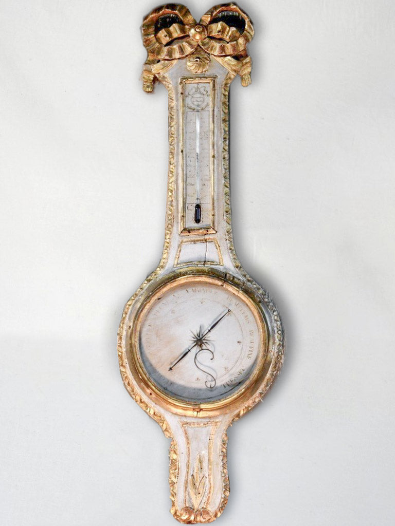 Antique giltwood Louis XVI barometer