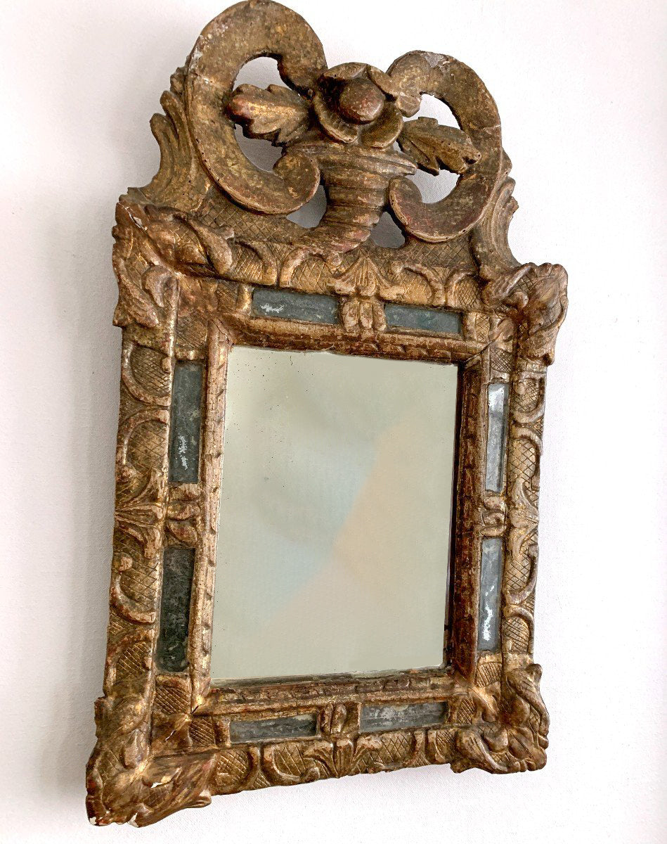 18th- Century Parclose Mirror - 22½" x 14¼"