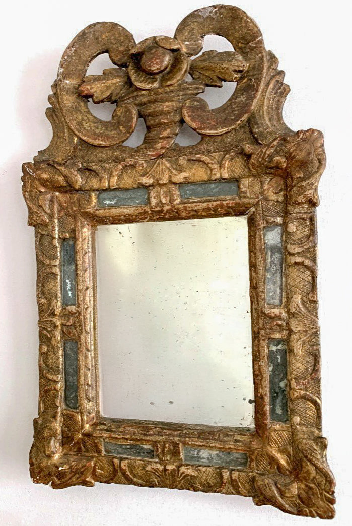 18th- Century Parclose Mirror - 22½" x 14¼"