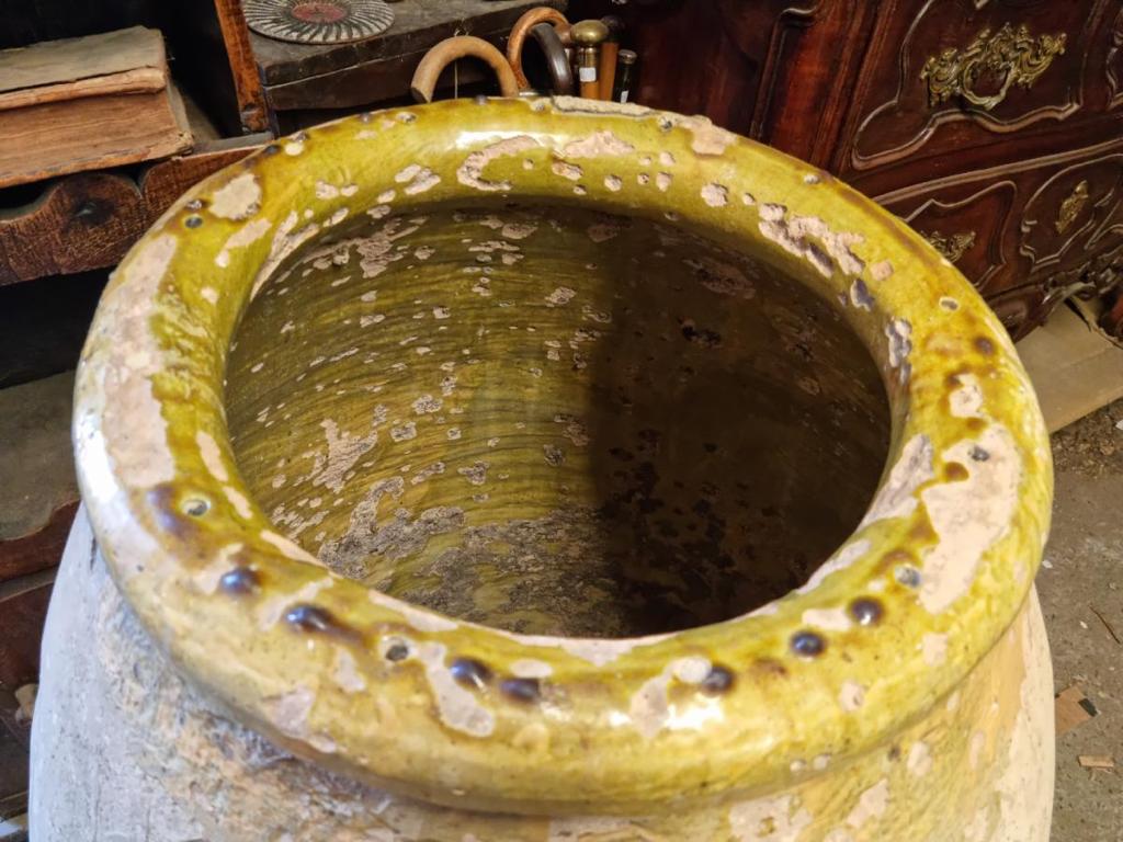Rare eighteenth-century pottery olive jars