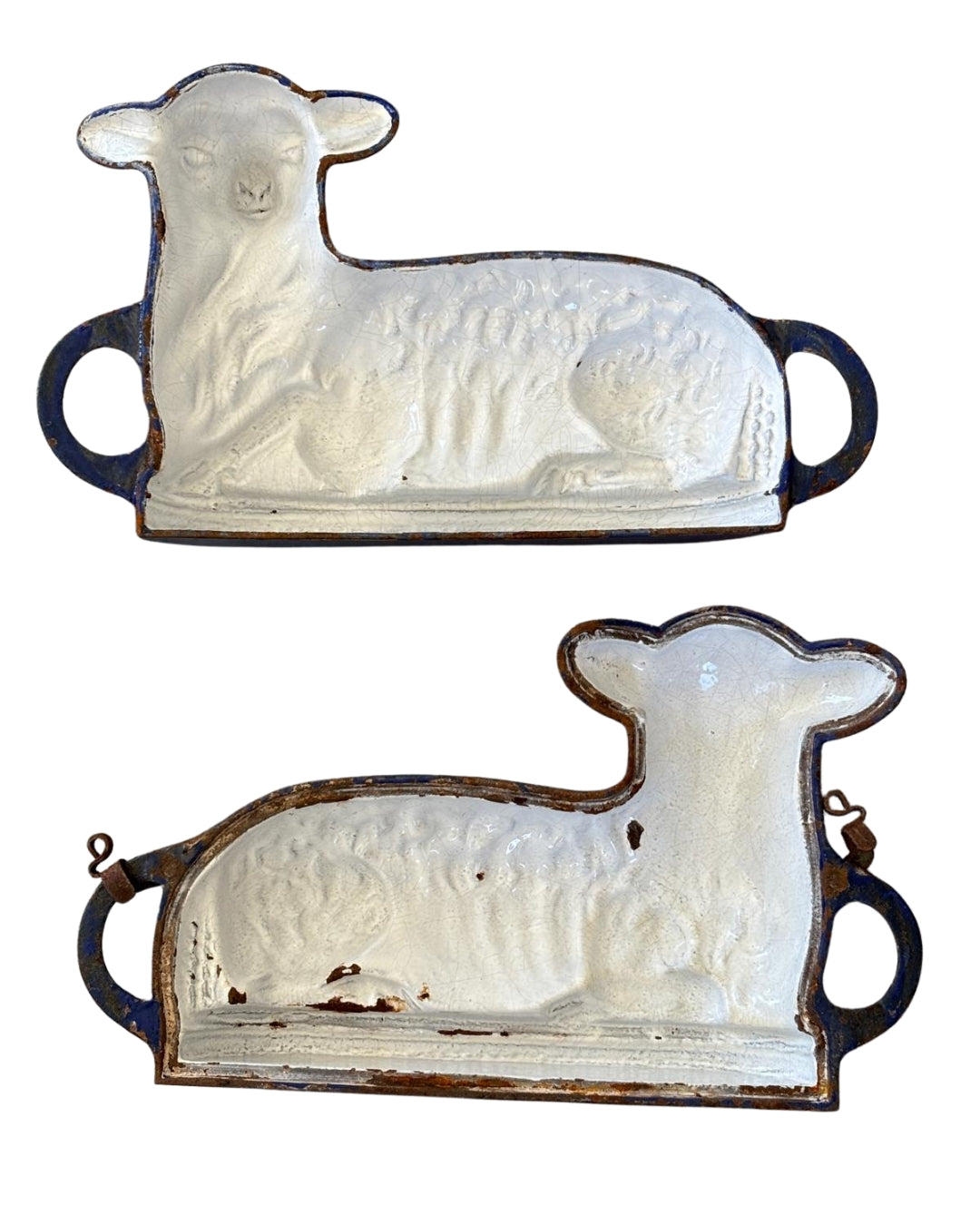 Charming craquelure on cast iron