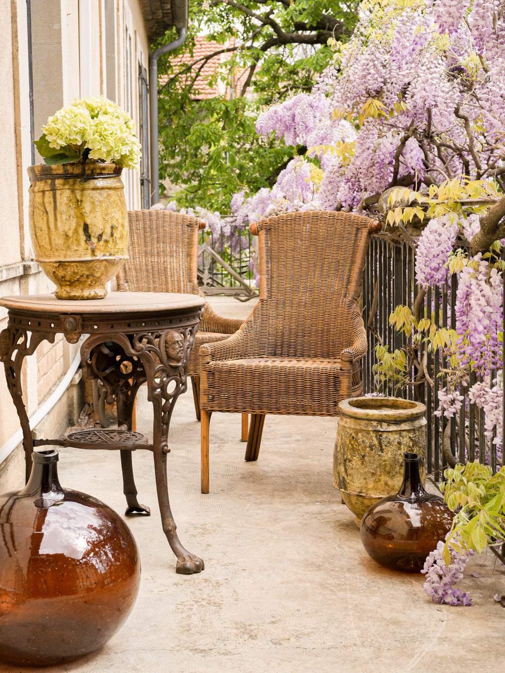 Elegant historical wooden top table