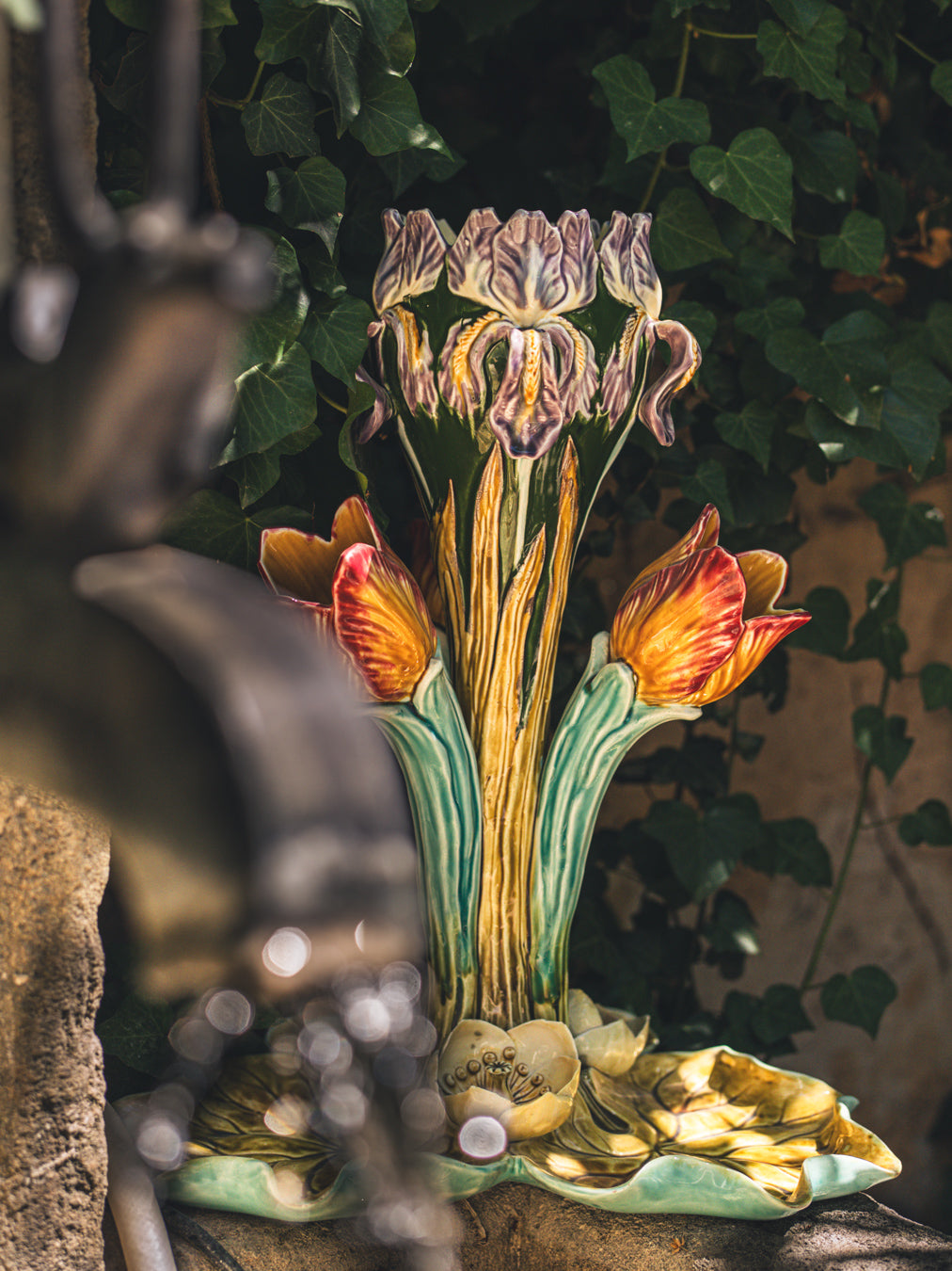 Sculptural Early 20th-Century Vase