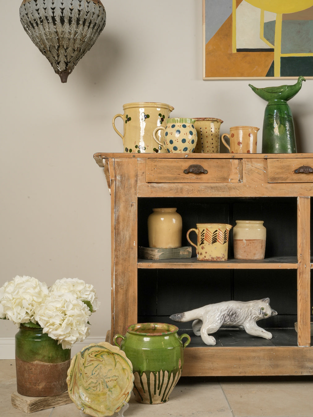 Petite rustic French creamer