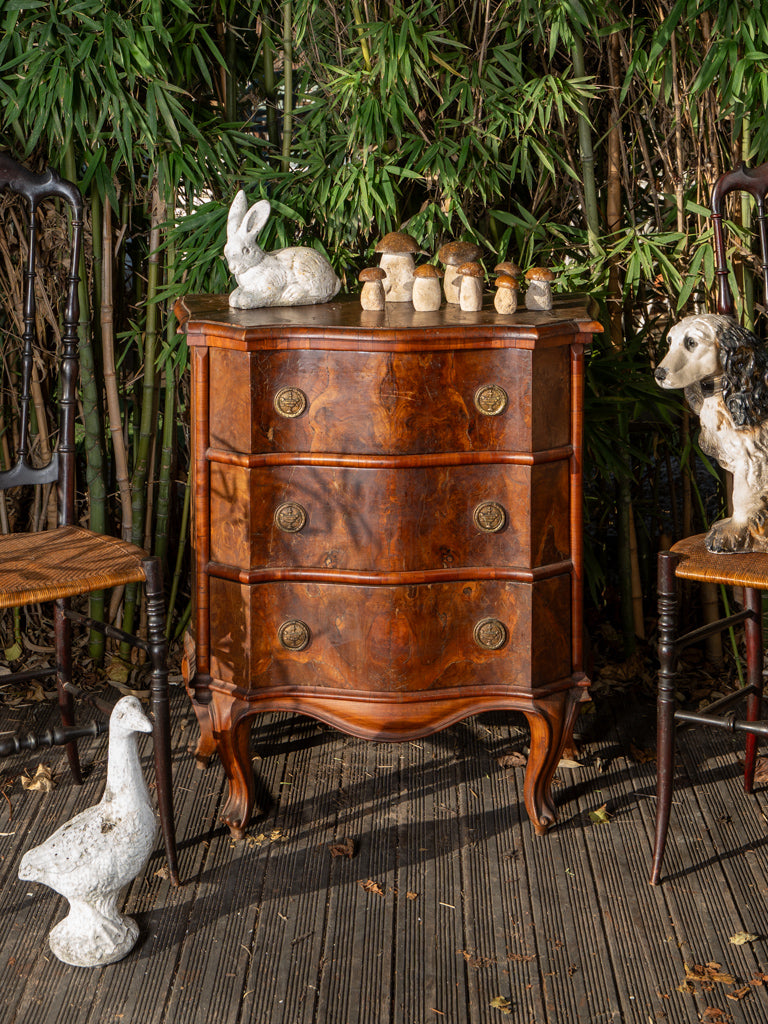 Hand-crafted river pebble ensemble