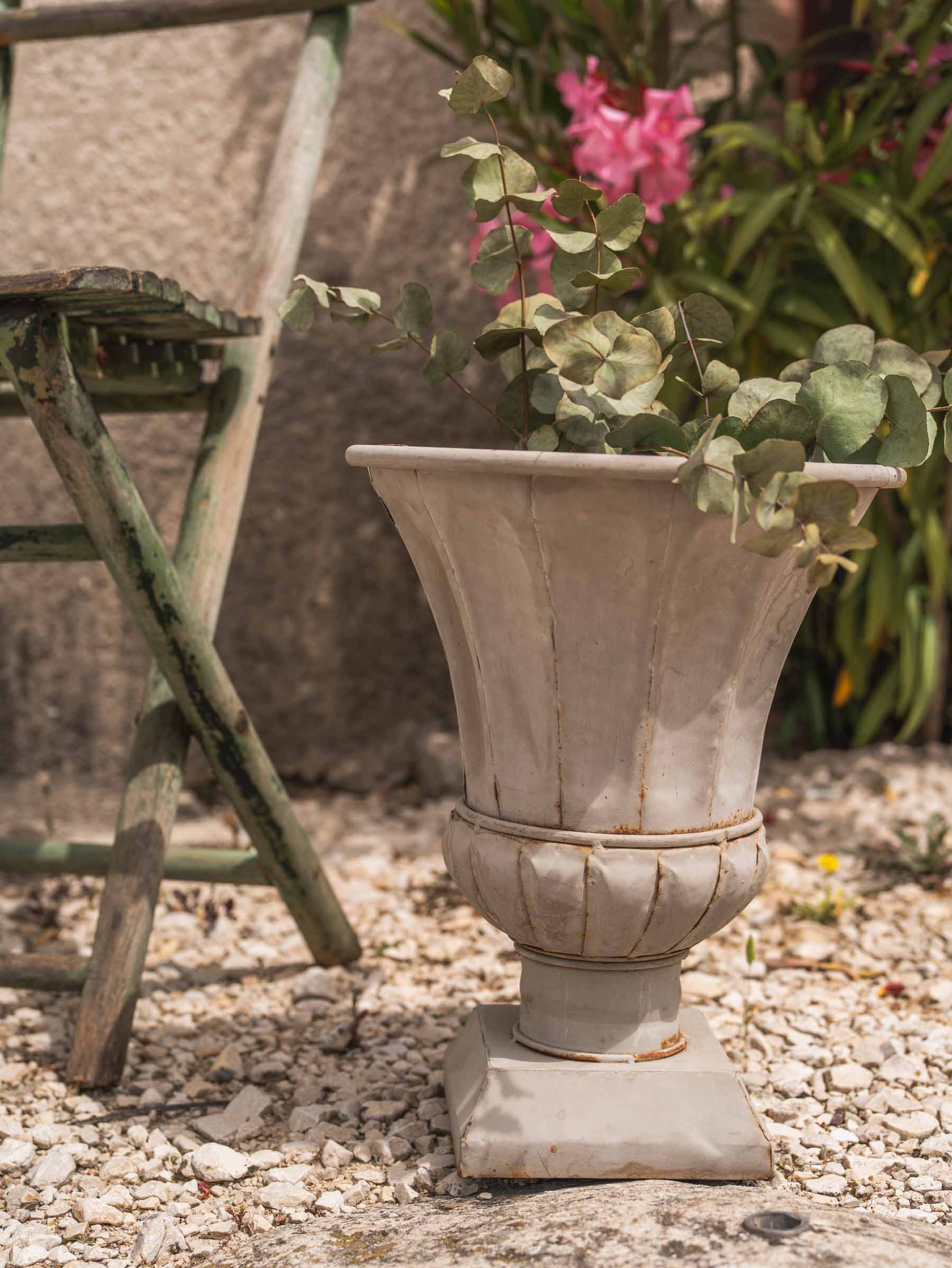 French antique urn vase