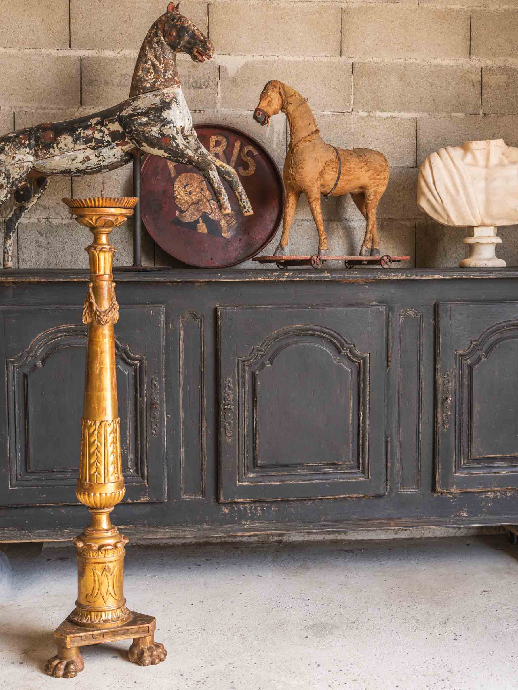 Antique church torchère