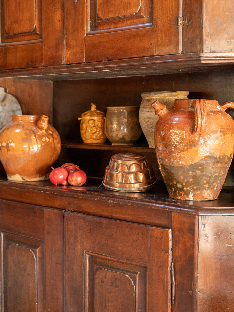 Aged Provençal ceramic water vessel