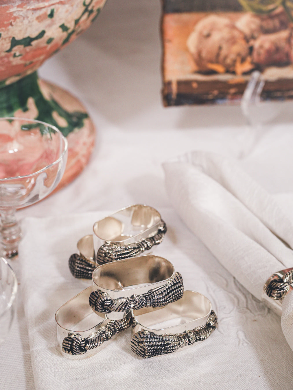 Charming silver elegance table accessory  