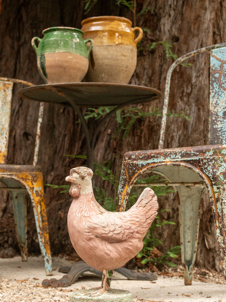 Painted mid-century decorative piece