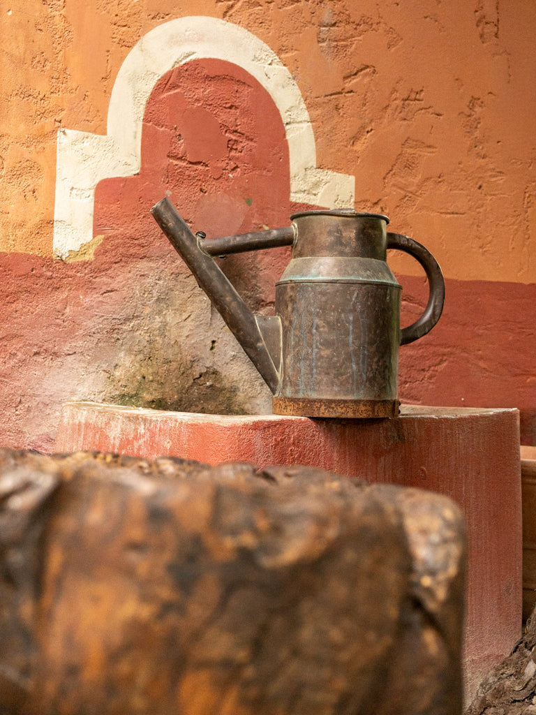 Sturdy handcrafted copper garden tool