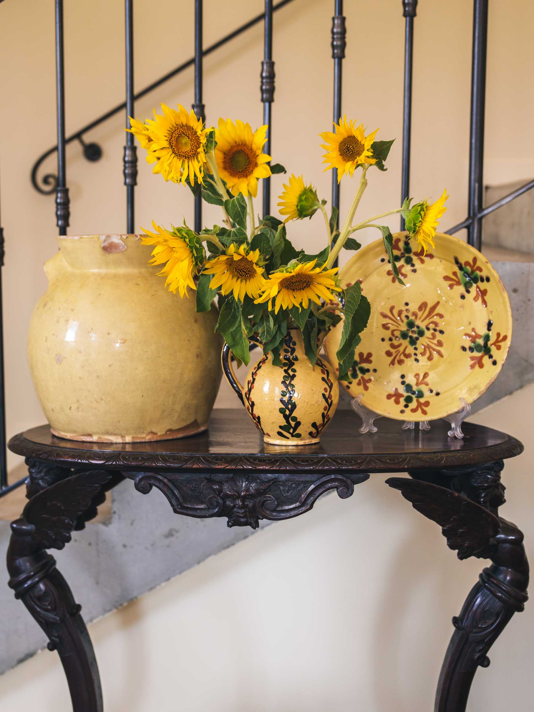 Warm Ochre Decorative Plate