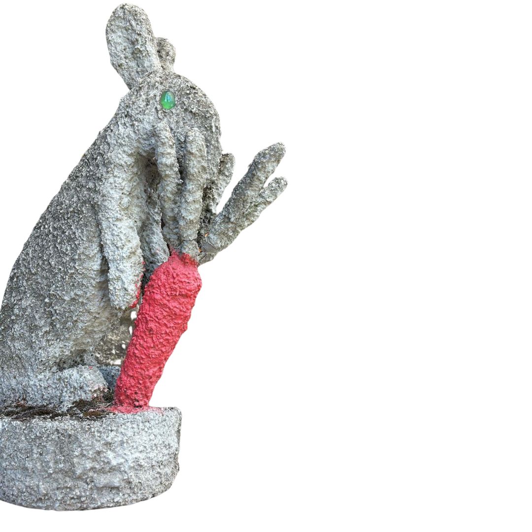 Charming Garden Bunny Sculpture - 21½"