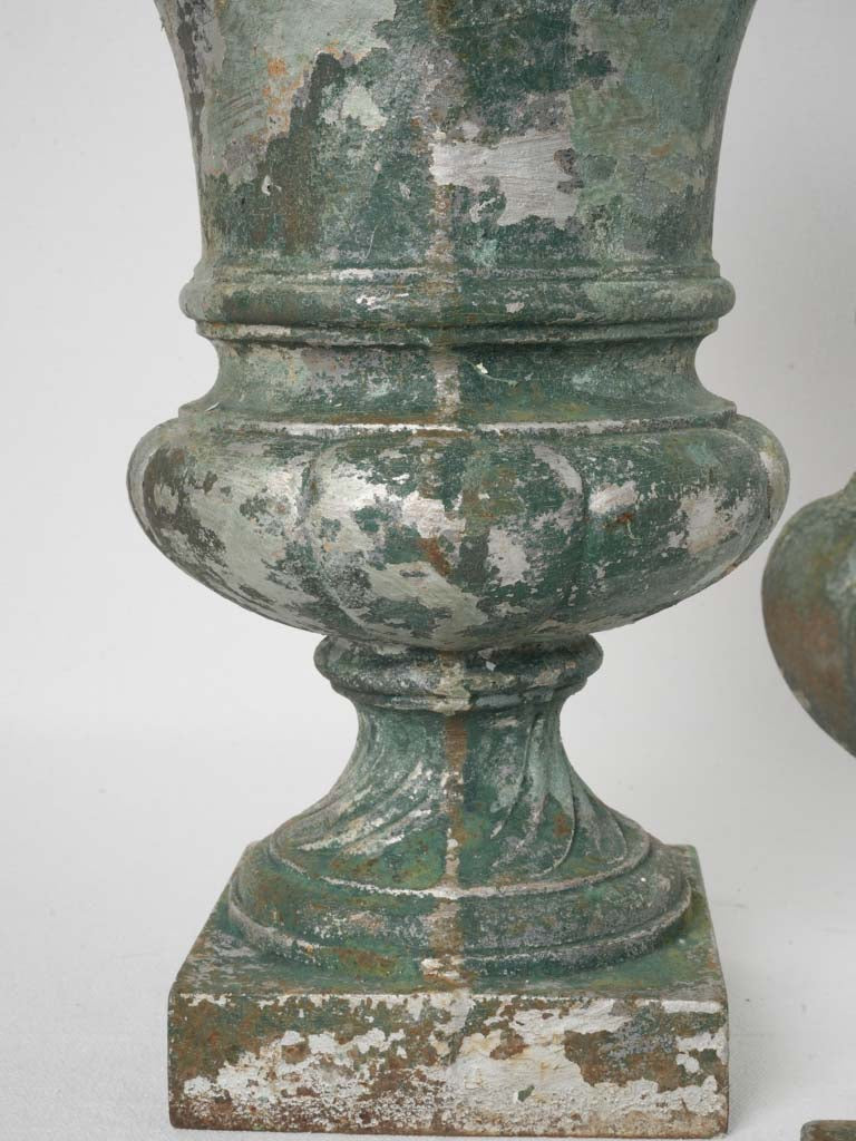 Charming mantelpiece display urns