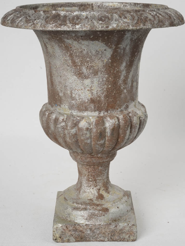 Timeless oxidized decorative urn