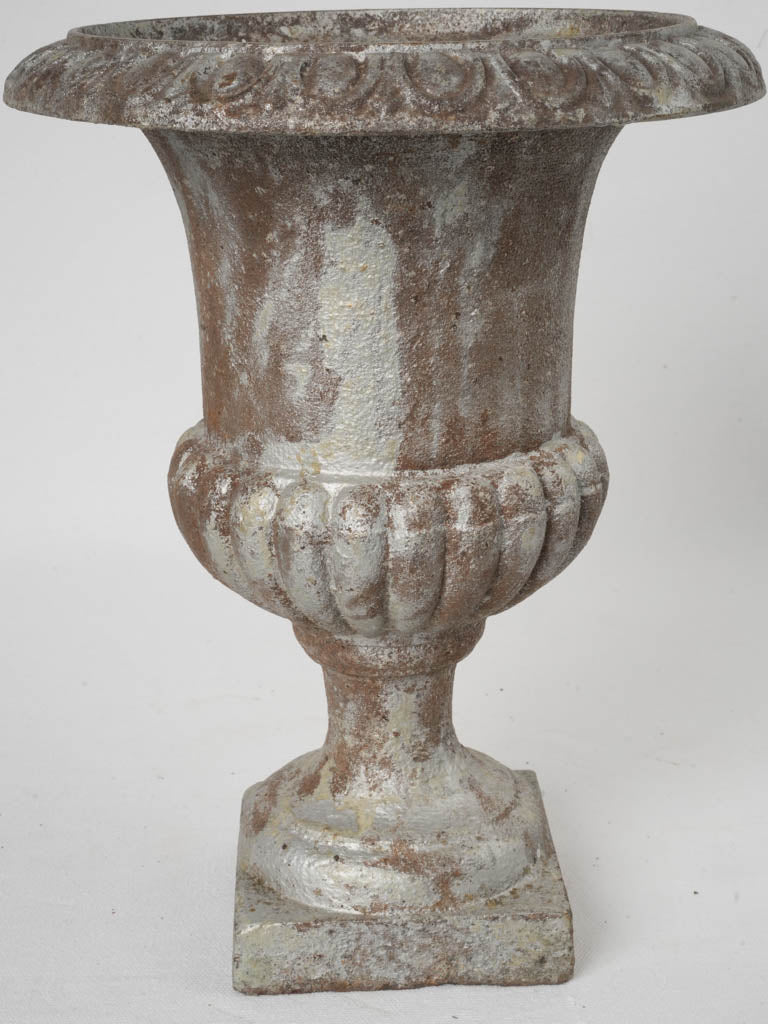 Sophisticated patina dining centerpiece