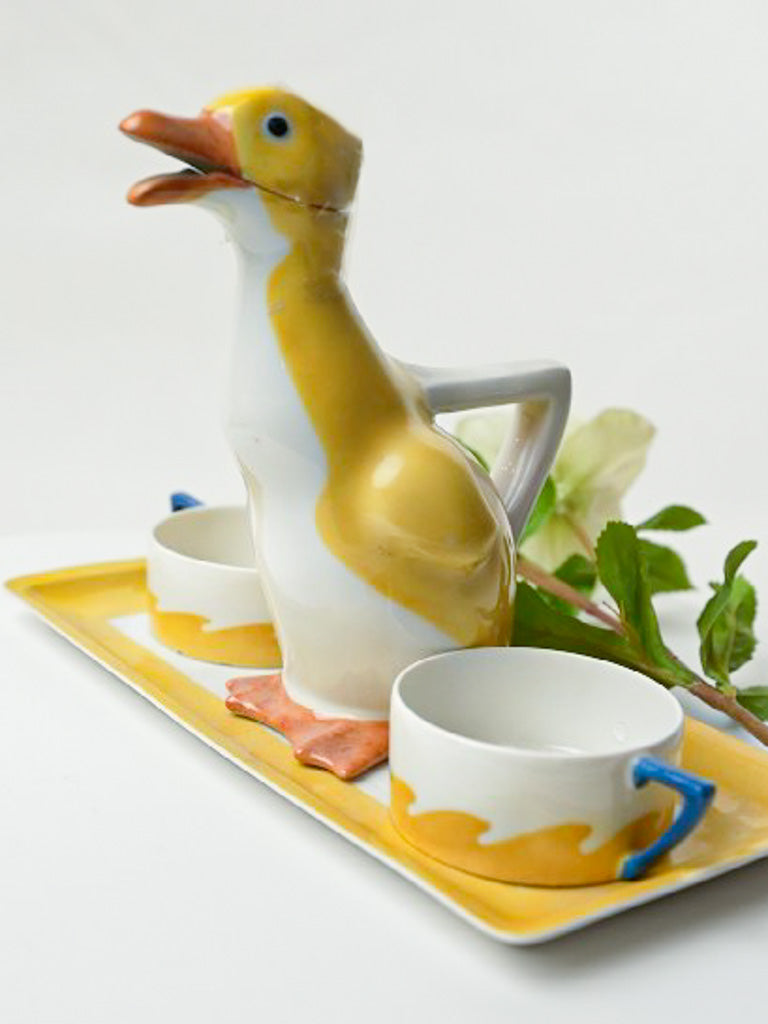 Authentic 1930s Limoges duck service