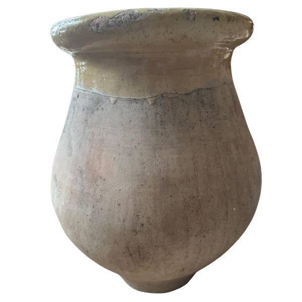 Rare rustic Provençal olive jar