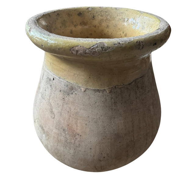Elegant historic Biot pottery jar