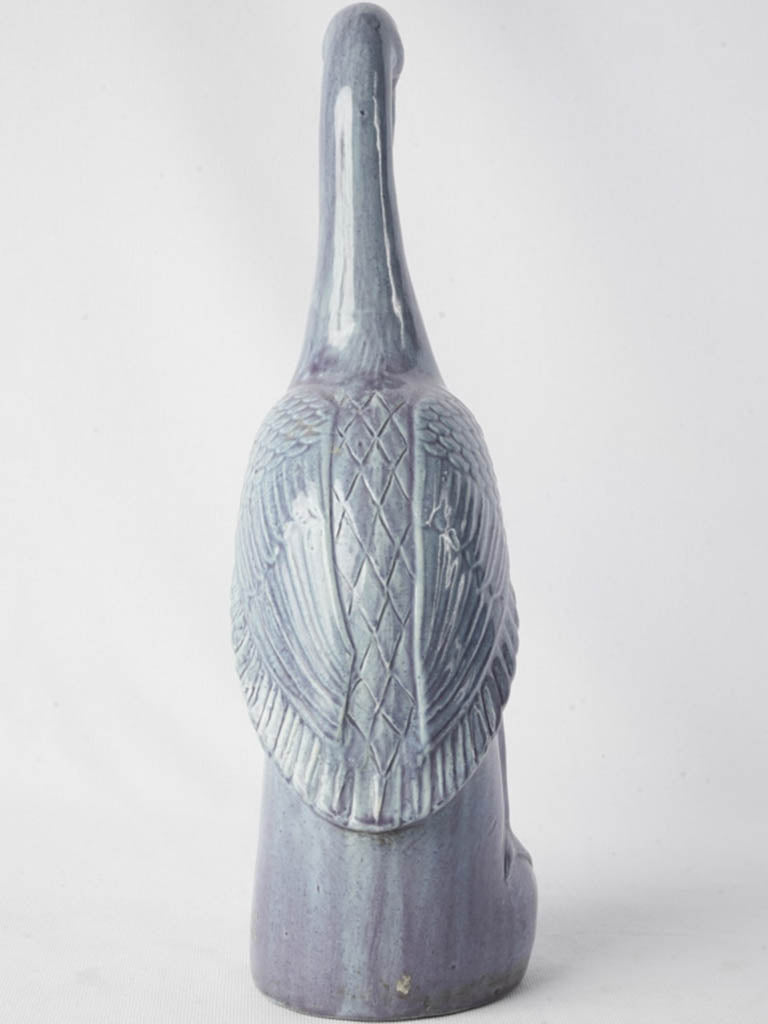 Elegant modern ceramic bird figure