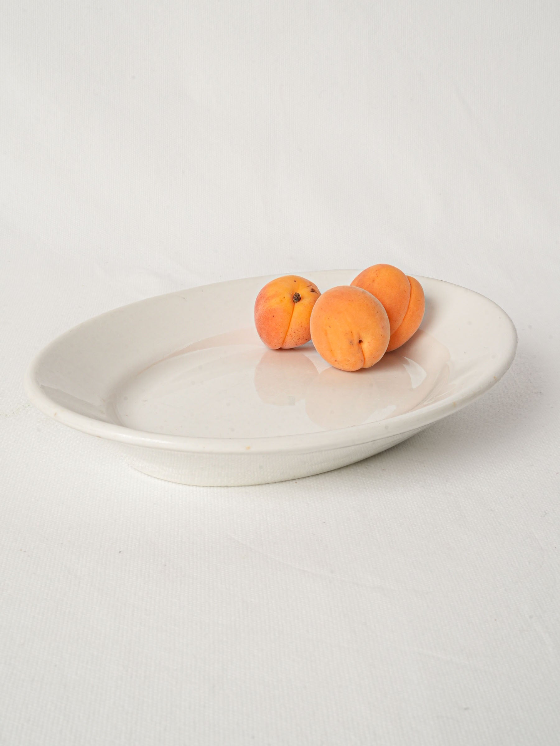 Antique Oval Ironstone Platter from Chanteduc Kitchen 11½"