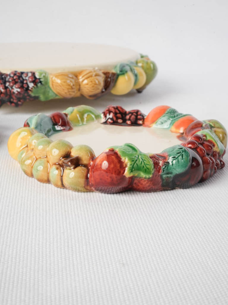 Glossy glazed ceramic trivets