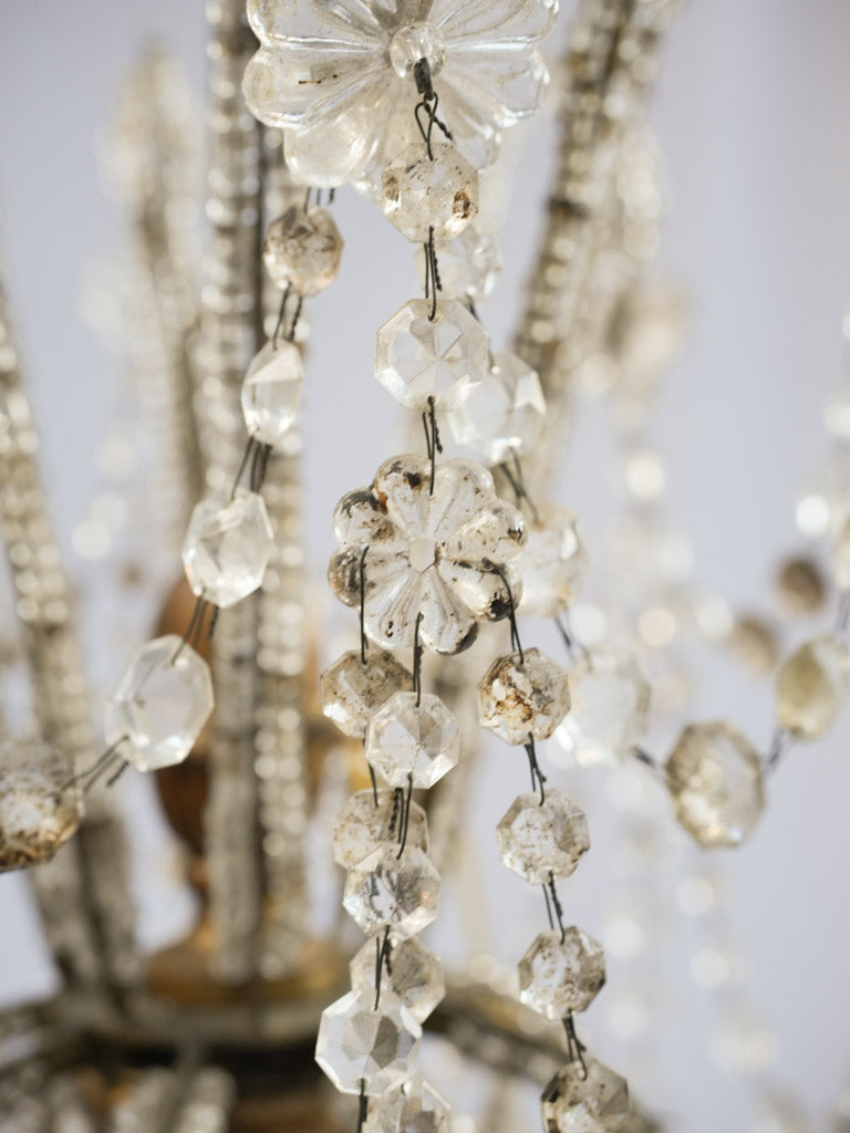 Dramatic fountain silhouette chandeliers