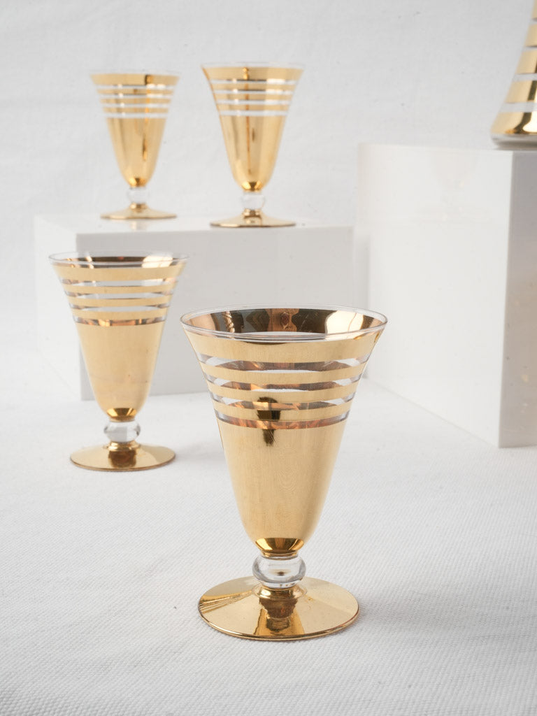 Elegant golden sheen bar collection