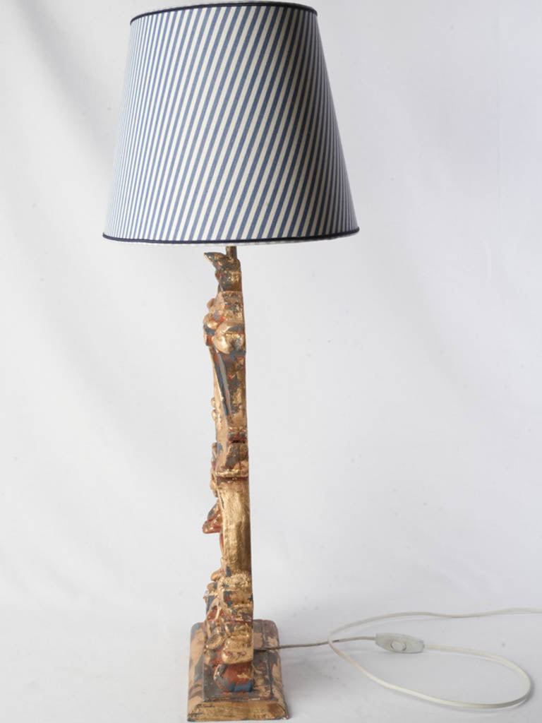 Historic bole finish lamp