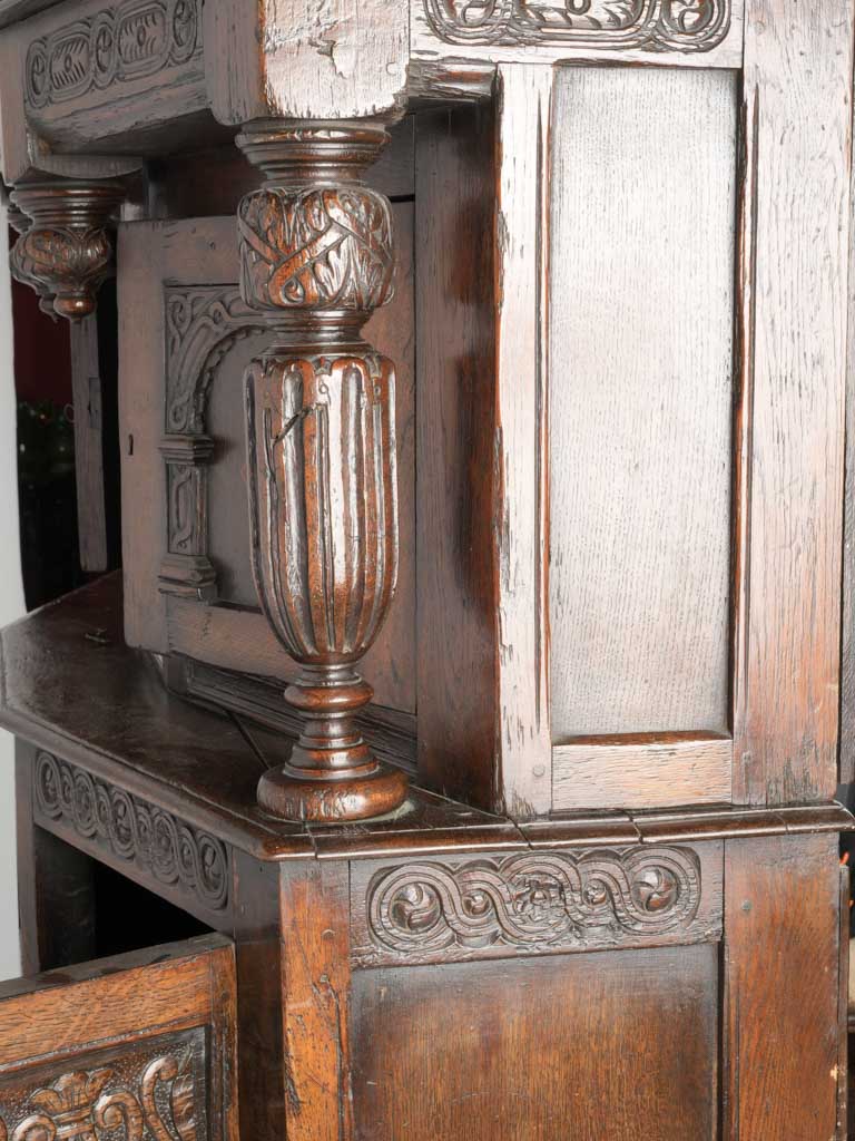 Renaissance marquetry ornate French dresser