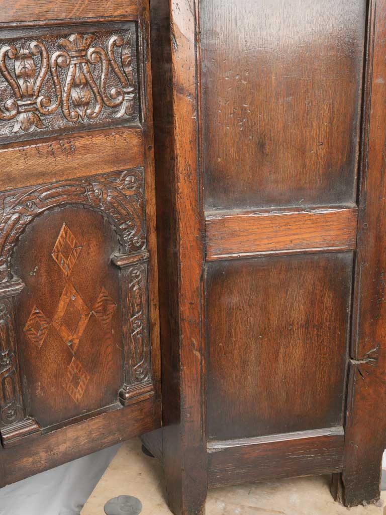 Intricately carved antique Renaissance dresser
