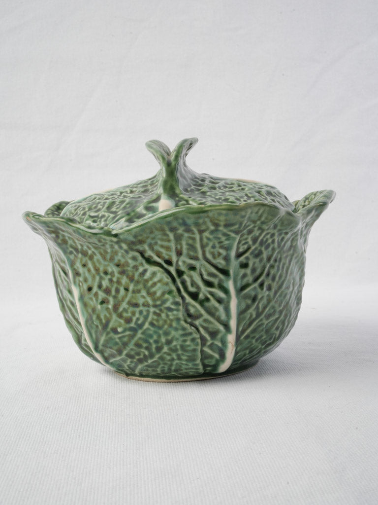 Trompe-l’œil barbotine tureen
