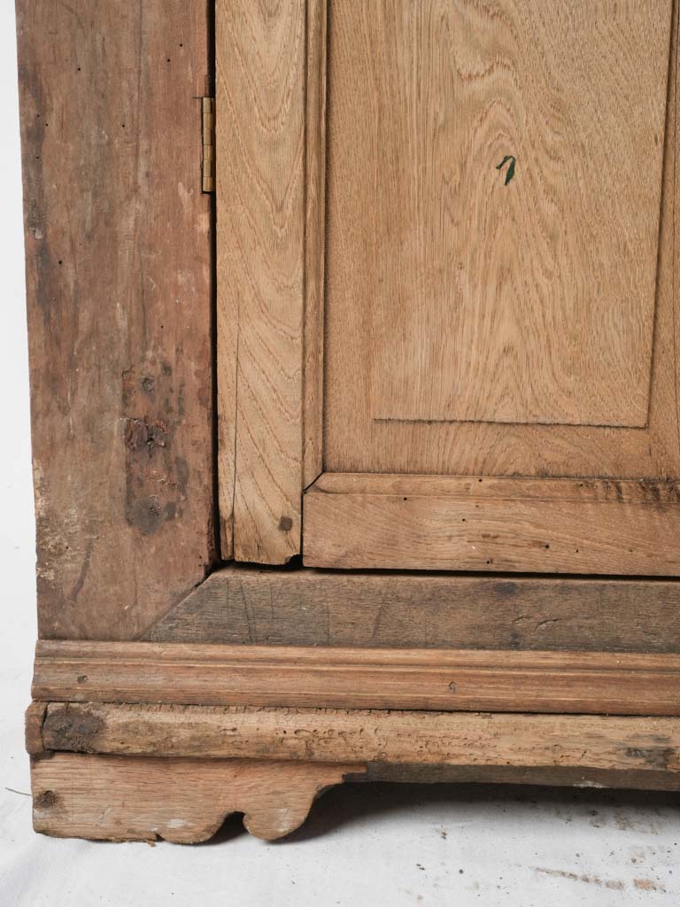 Timeworn soulful entryway armoire
