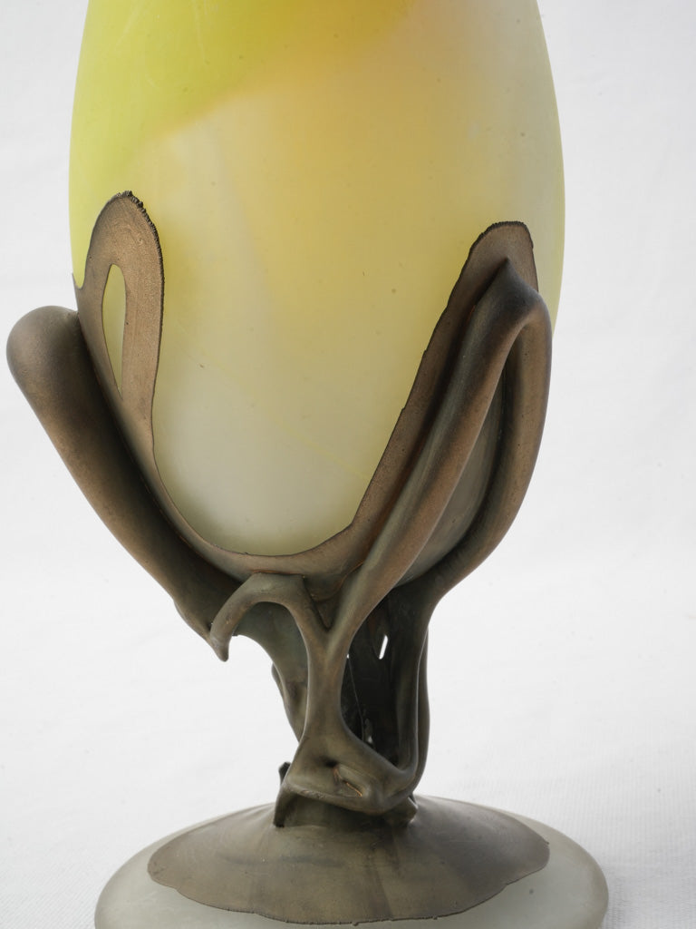 Luxury signed Italian glass vase