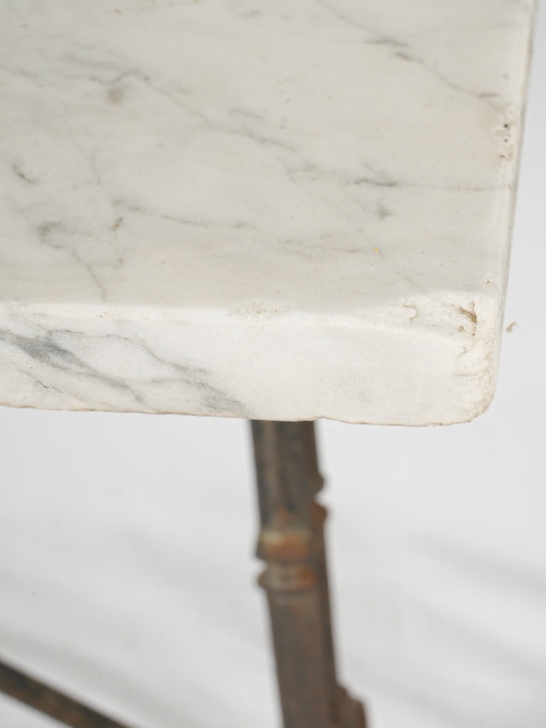 Delicate French cast iron table