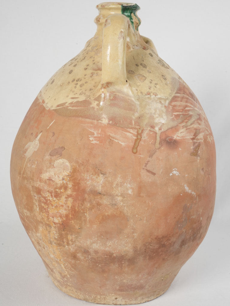 Handcrafted 19th century bonbonne jar