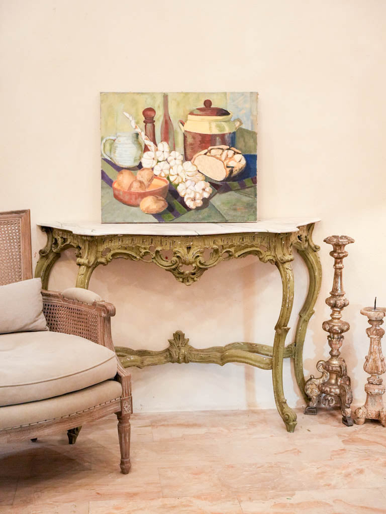 Mid-century still life painting