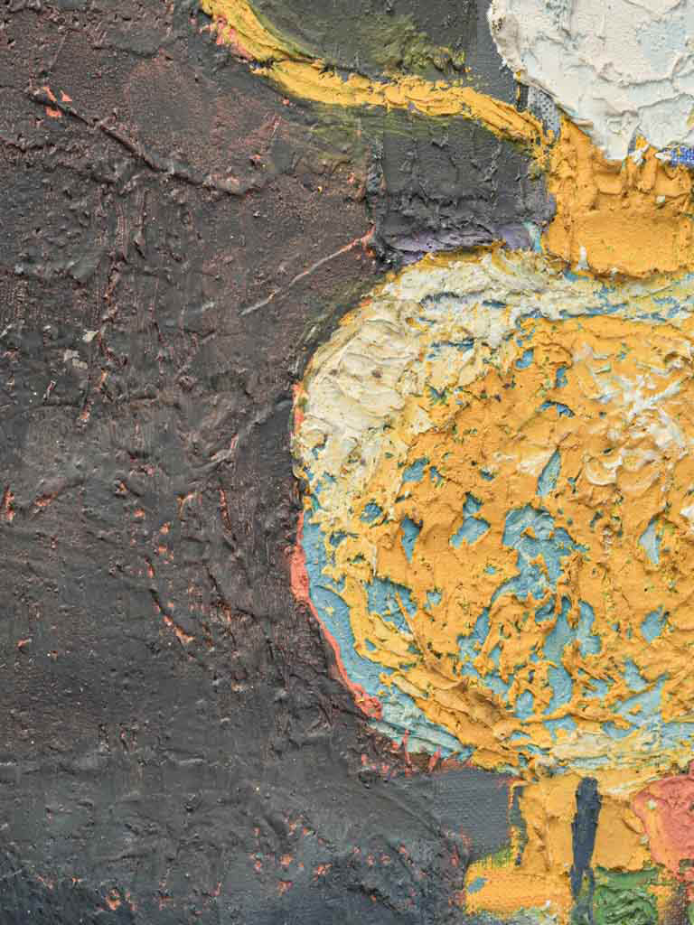 Vibrant navy painter’s masterpiece