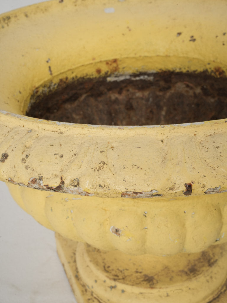 Elegant 19th-century cast-iron planter