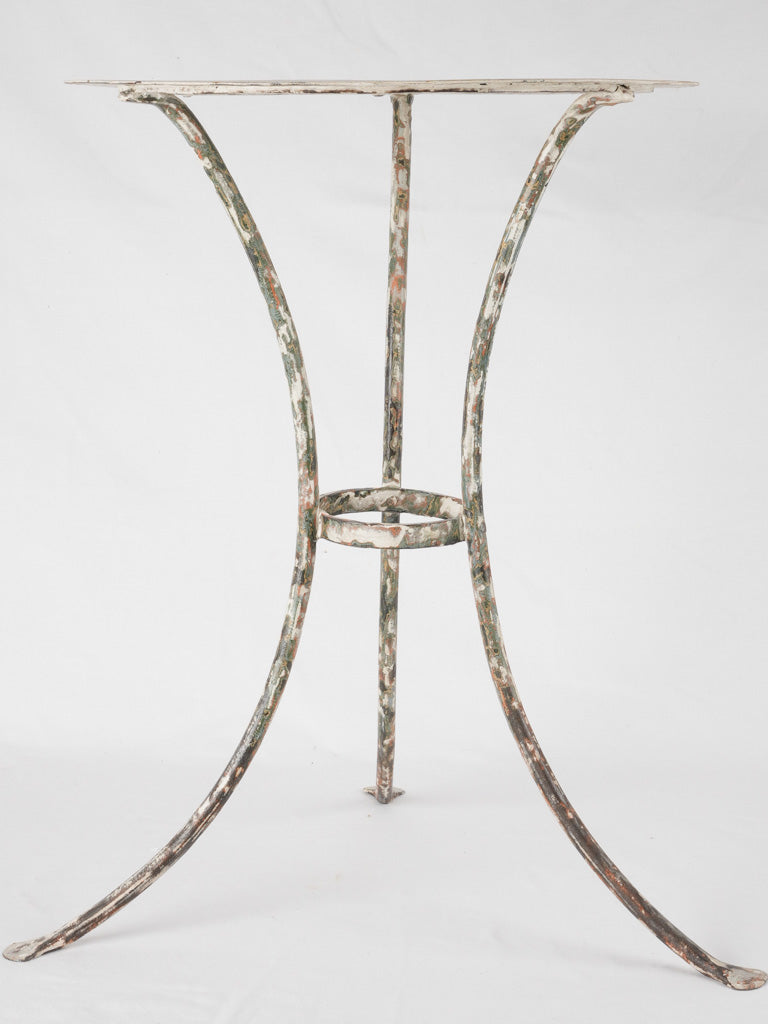 Vintage French sanded bistro table