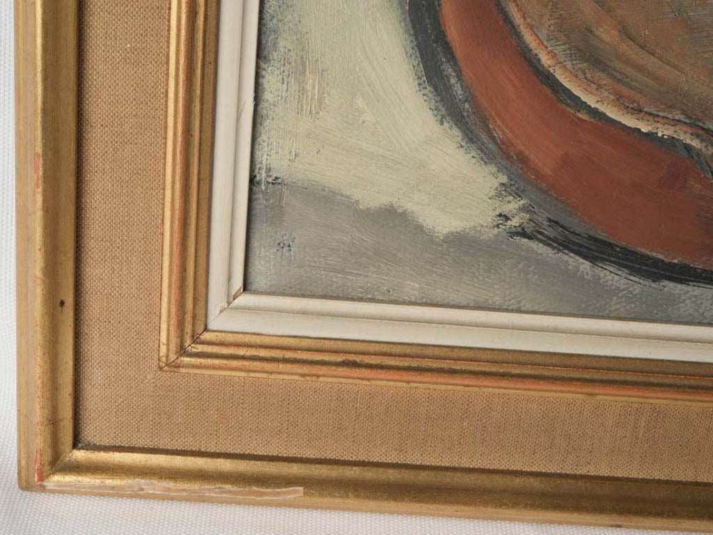 Textured giltwood framed still life