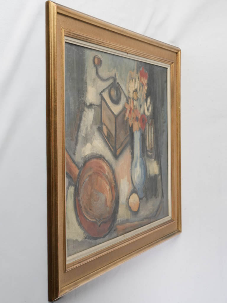 Rustic post-Cubist style artwork