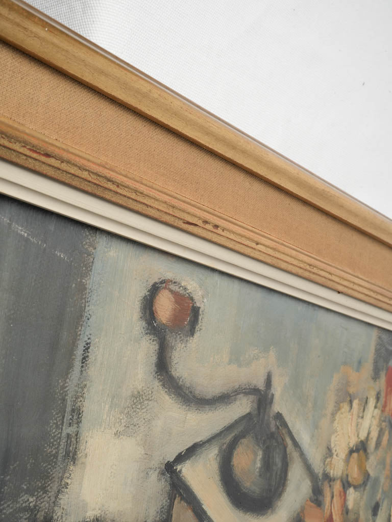 Mid-20th-century geometric rhythm painting